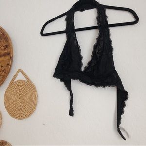 🚚 MOVING SALE! 🚚 Black lace free people bralette